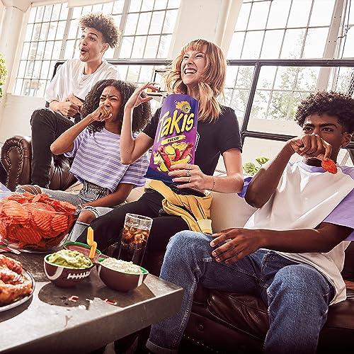 Takis Fuego 17 oz Fiesta Size Bag, Hot Chili Pepper & Lime Flavored Extreme Spicy Rolled Tortilla Chips