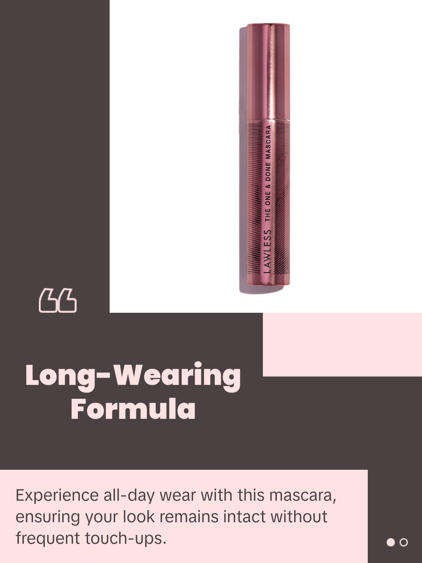 The One and Done Long-Wear Volumizing Mascara