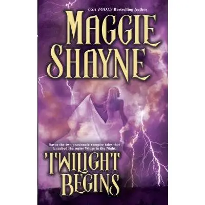 USED Book - Twilight Begins (Twilight Series Books 1 & 2: Twilight Phantasies & Twilight Memories) by Maggie Shayne (Paperback) - english
