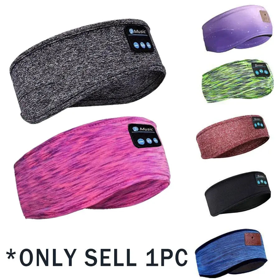 EOWULFROST Wireless Headband Sleep Headphones, TWS Earbuds with HD Stereo Sound, Fitness Earbuds, Sport Earphone, Headphones Gym, Ideal for Exercise & Running, Unique Gift Idea