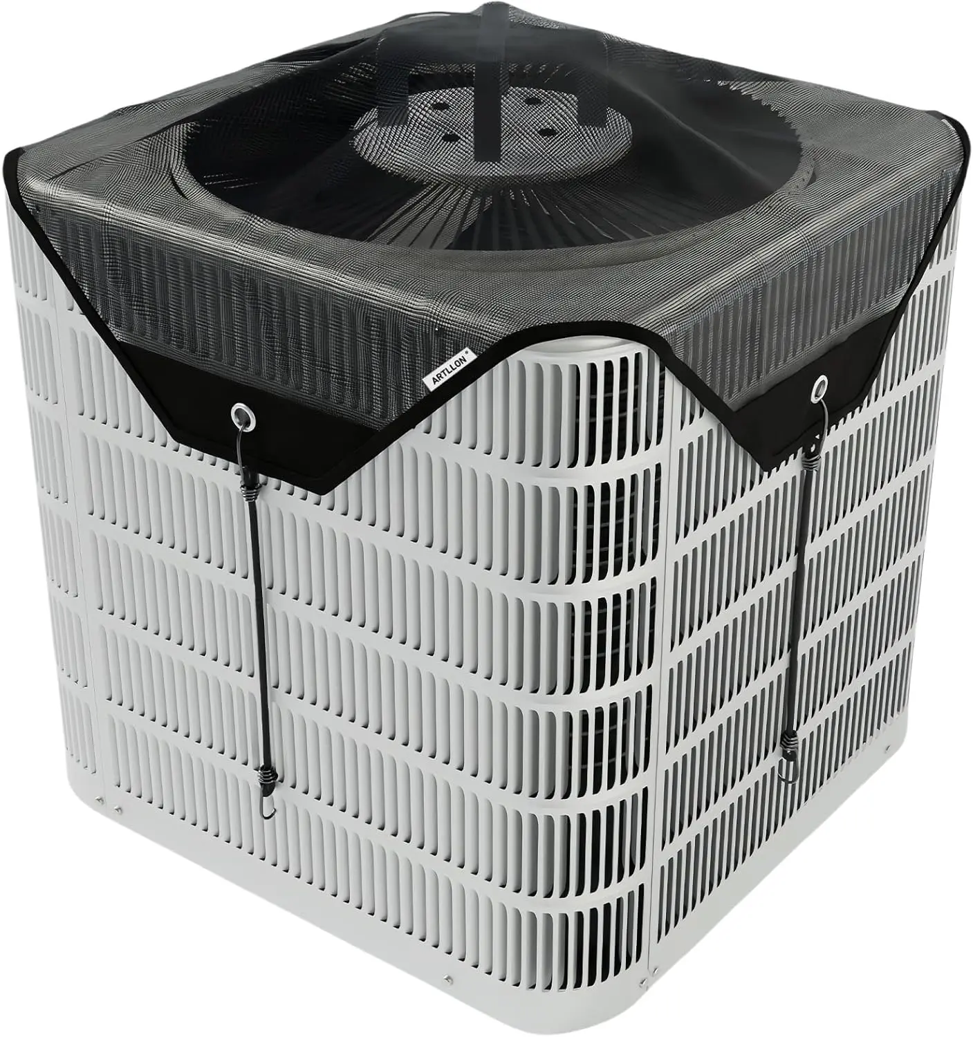Air Conditioner Covers for Outside Unit 28''x28'', Central Mesh Net AC Unit Covers Outdoor, Heat Pump AC Screen Condenser Cover - Universal Top Defender Cover for All Season