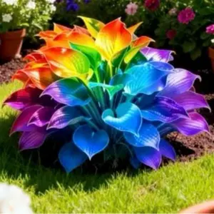 1000+ Rainbow Hosta Seeds for Planting – Great Choice for Garden Decoration and Outdoor Plants