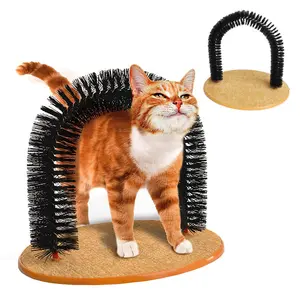 Cat Arch Grooming Brush with Scratcher Cat Arch Grooming Brush with Scratcher