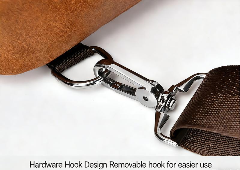 Men Water-Resistant Lychee Texture PU Crossbody Sling Fits Phone Wallet Daily Commute Work School Anime Inspired Small Black Tote Bag Large Capacity Waterproof Travel RFID Multi-Slot Bat Matte Minimalist Green Drywall Tool brown shoulder