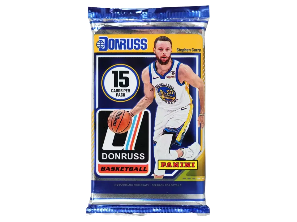 2024-25 Panini Donruss Basketball Blaster Sports Cards Box, Collectible Pack with 15 Cards, 50 Top Newcomers, Holographic Rated Rookies & Exclusive Inserts/Parallels