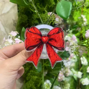 Red Bow Magsafe Grip, Mangetic Popsocket, E Reader Grip Kindle Accessories, Girly Phone Holder