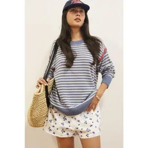 Harbor Stripe Cotton Sweater