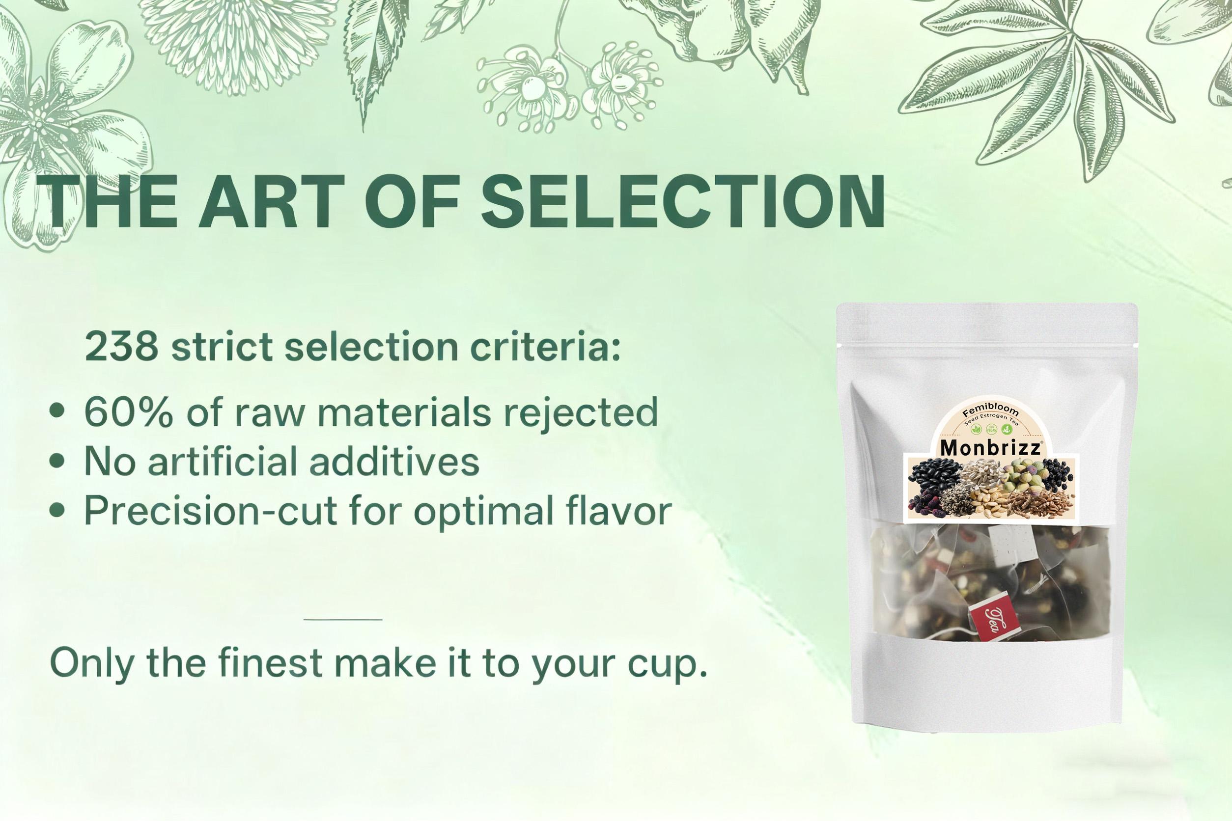 Monbrizz Nine Treasure Seed Tea,Hormone Balance for Women,Provides Antioxidant Effects，Traditional Medicinals Tea，Organic Herbal，Flaxseed, Black&White Sesame, Mulberry, Black Bean,20 teabags