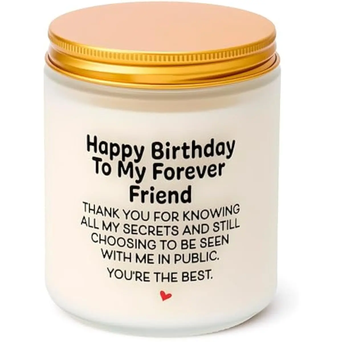 Lavender Birthday Candle - Scented Happy Birthday Gifts for Women, Friends & Mom, Premium Soy Wax