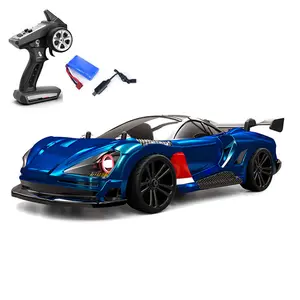RC Car SCY 16301 1/16 4WD Remote Control Drift Car RC Model Electric Vehicle with LED Lights & Sound Effects, 7 Lighting Modes, Rechargeable Battery, RS390 Brushed Motor