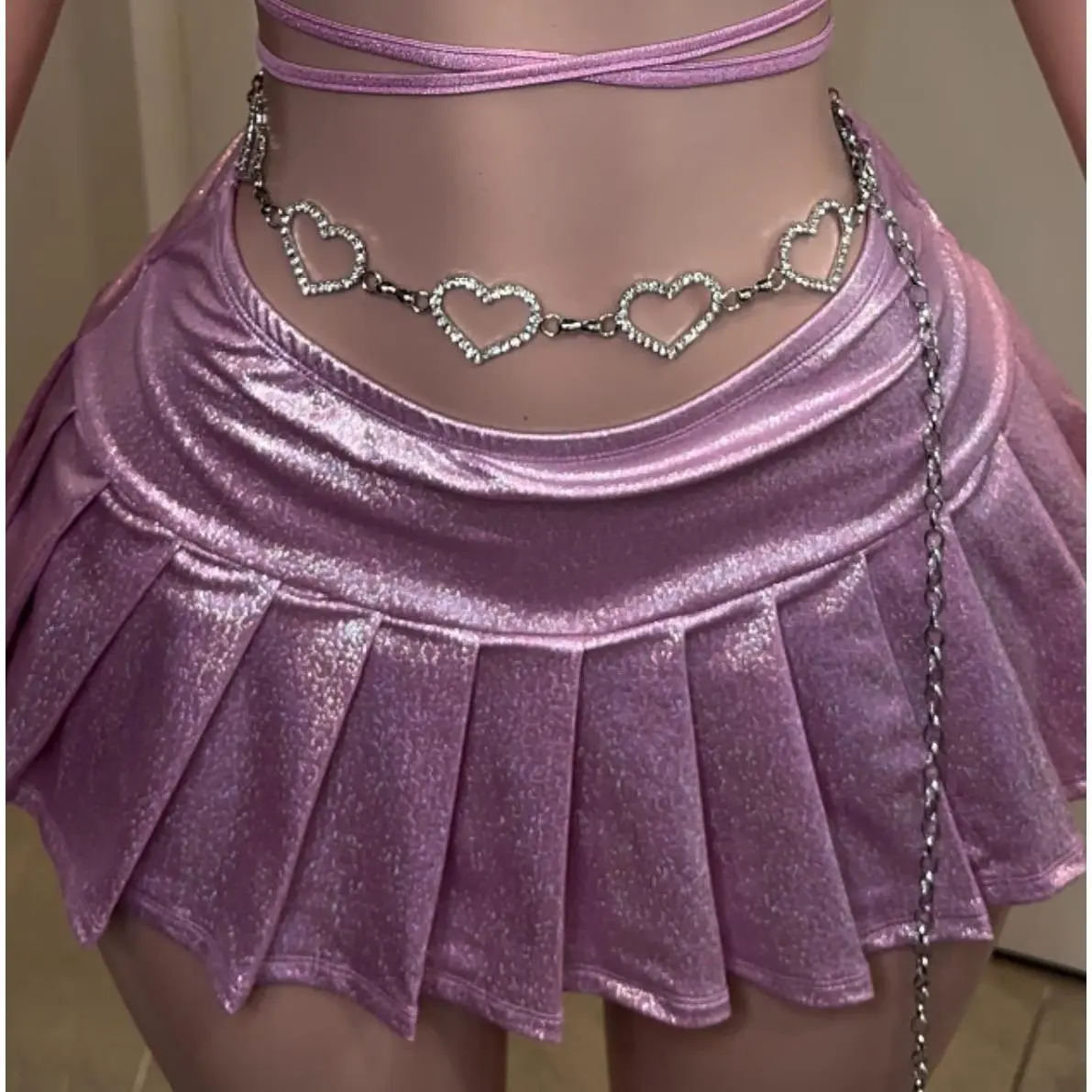 HEART YOU CHAIN BELT