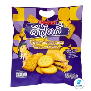 VFOODS Assorted Biscuits (7.1 oz) วีฟู๊ดส์ บิสกิตรวมรส (ไวโอลิน, งาทอง, ทวินป๊อก)