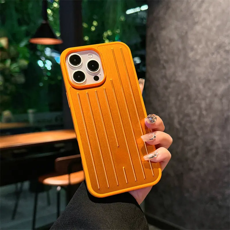 Smartphone Cover - All-Inclusive Vertical Lines Design, Durable Protection, Ideal Gift for iPhone 16 Pro Max, 15, 14 Devices, #   phone cases 17 pro #   unisex phone case Cellphone Casing Screen Protector Protective Shockproof
