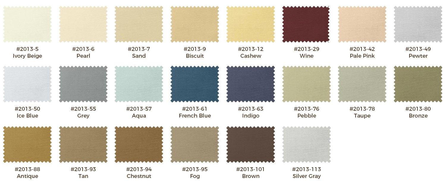 TWOPAGES Selman Dupioni Silk Curtain Fabric Swatch Booklet - Unlined, Eco-Friendly and Durable, Luxury Curtains for Livingroom, Bedroom Home Textile