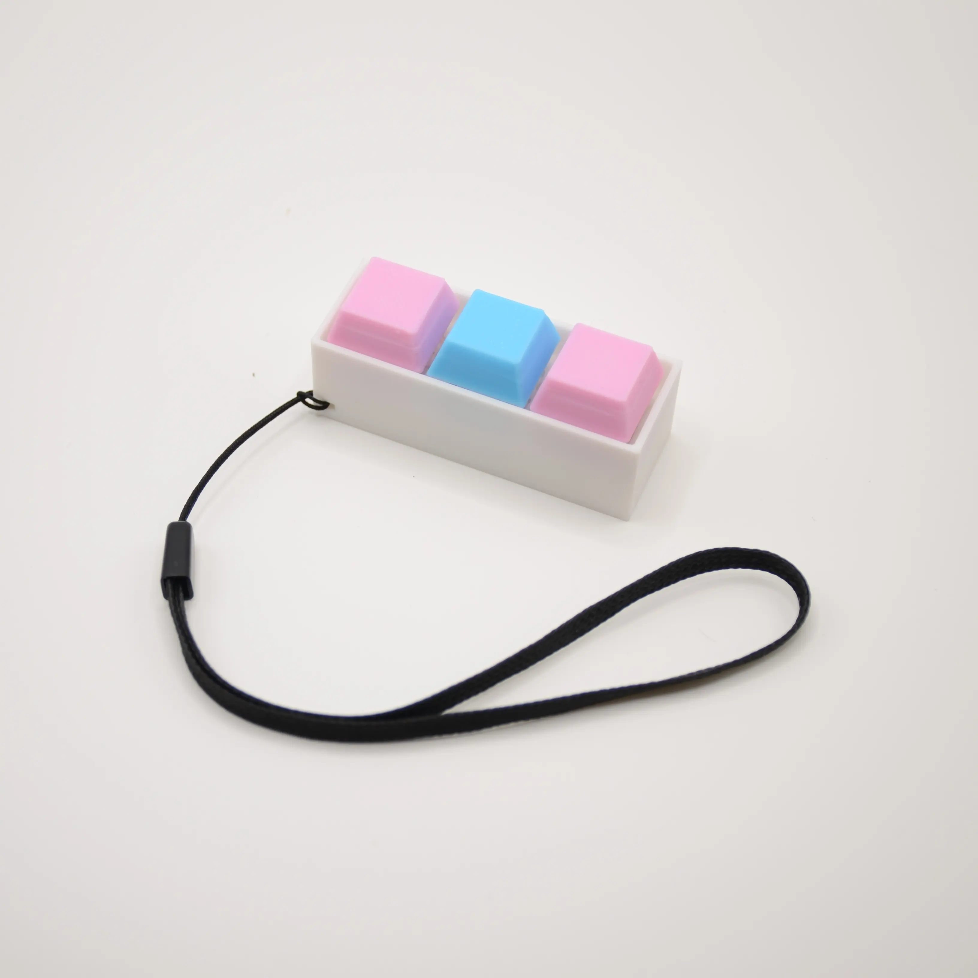 3 Key Keyboard Fidget Toy with Wristband - Stress Relief Fidget Toy