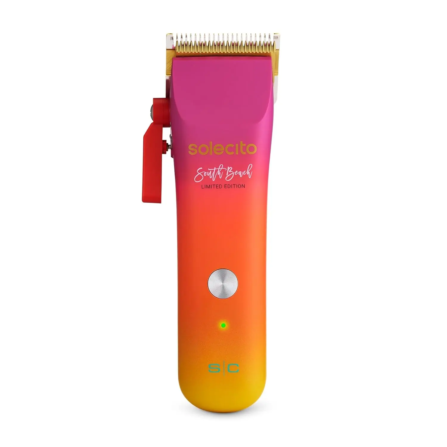 Stylecraft Limited Edition Solecito Compact Cordless Clipper Professional Hair Clipper with High RPM Motor Gold Titanium Taper Blade for Fades Blending and Sensitive Skin