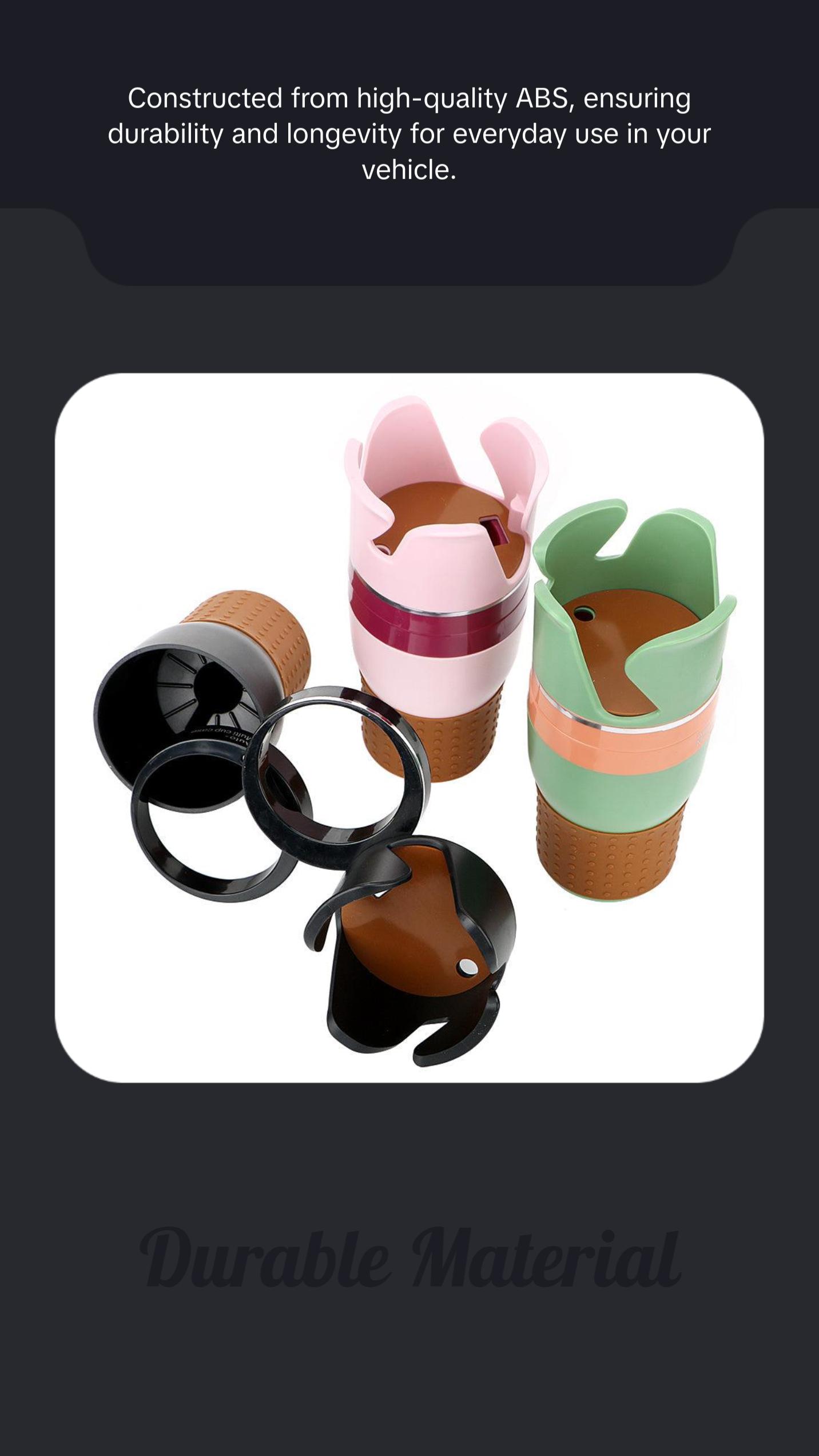 Car Cup Holder with Rotating Stand-Versatile Organiser