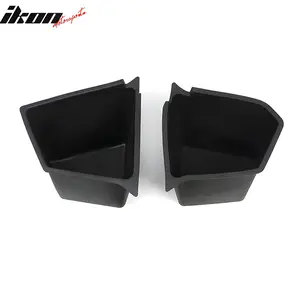 Rear Left Right Storage Box for Tesla Model Y 2020-2023 Black TPE ABS 4PCS