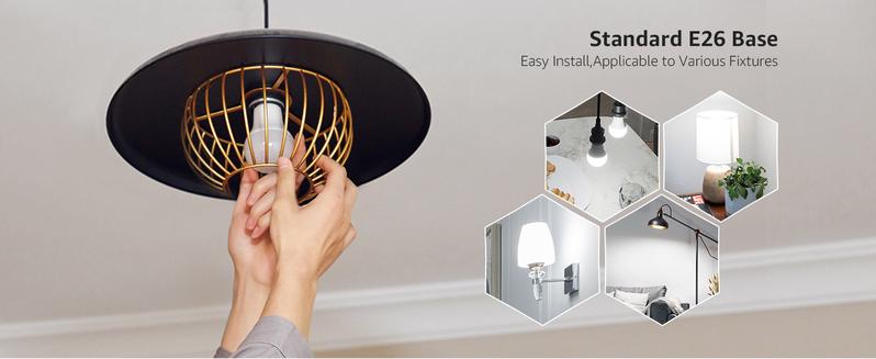 Lepro 100W Equivalent LED Light Bulbs, 14W 1500 Lumens 2700K Warm White and 5000K Daylight White Non-Dimmable, A19 E26 Standard Base, 10000 Hour Lifetime, Pack of 3