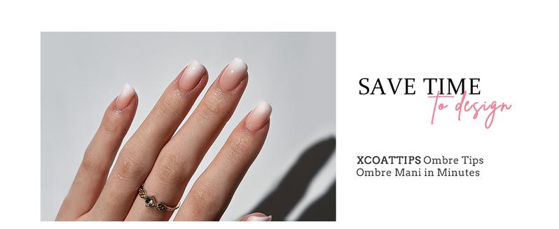 btartboxnails XCOATTIPS Cat Eye Nails - Short Square or Almond orCoffin Soft Gel Nail Tips, Product only 150pcs French Tip Press On Nails