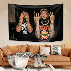 Suicide Boyy 2-Sided Flag Wall Hanging Flag Tapestry, for Party Bedroom Living Room Home and Outdoor Garden Patio & University Dorm Decor Gift