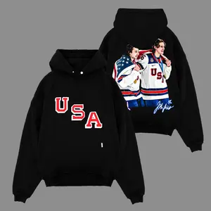 Team USA Hockey x Hughes“BROTHERHOOD” 2026 For Wild Fans Premium Cotton Hoodie Sweatshirt T-Shirt (Made In US), Wild Hockey, Huggy Bear Fans Shirt, Game Day Outfits, Gift For Hockey Fans, Hockey Graphic Hoodie