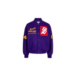 Supreme Tourist Varsity Jacket "Purple" SU23198