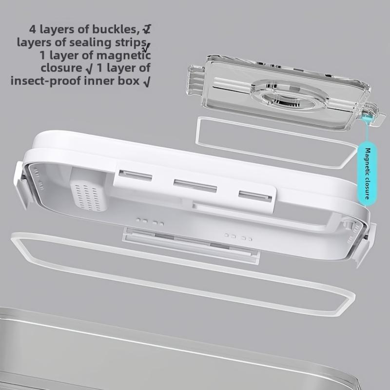 2 Sizes Airtight Food Storage Containers Set - 2.85gal & 2.06gal, PET Square Flip Top Rice Canister, Multipurpose Kitchen Pantry Organization, Reusable, Insect & Moisture Proof, Hand Washable, Sealable Grain Dispenser for, Kitchen Organizers And Storage s