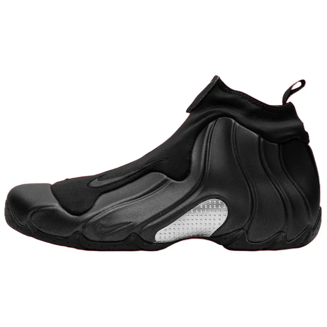 Nike Air Flightposite Black 2025 Retro Breathable Mid Top Basketball Shoes Men's FV5582-001