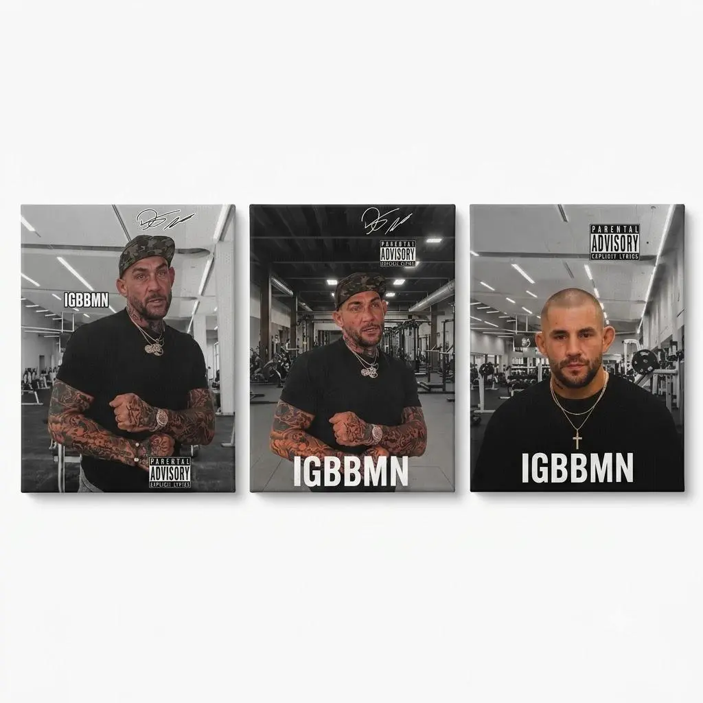 Funny Meme Dustin IGBBMN Canvas Wall Art Print, Funny Meme Character Poster Wall Decor, Trendy Art Print Gift For Fans