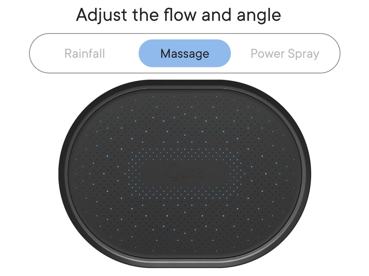 Qure Showerhead filter for Hard Water - Get healthier Hair, Skin & Nails by reducing 99,9% Chlorine | High Pressure Shower head, Improve your Beauty and Skincare Routine, Dermatologist-approved