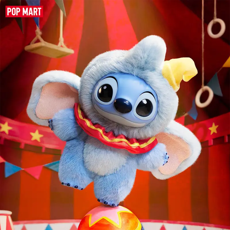 POP MART Stitch Adventure Series Vinyl Plush Pendant Blind Box,summerwins