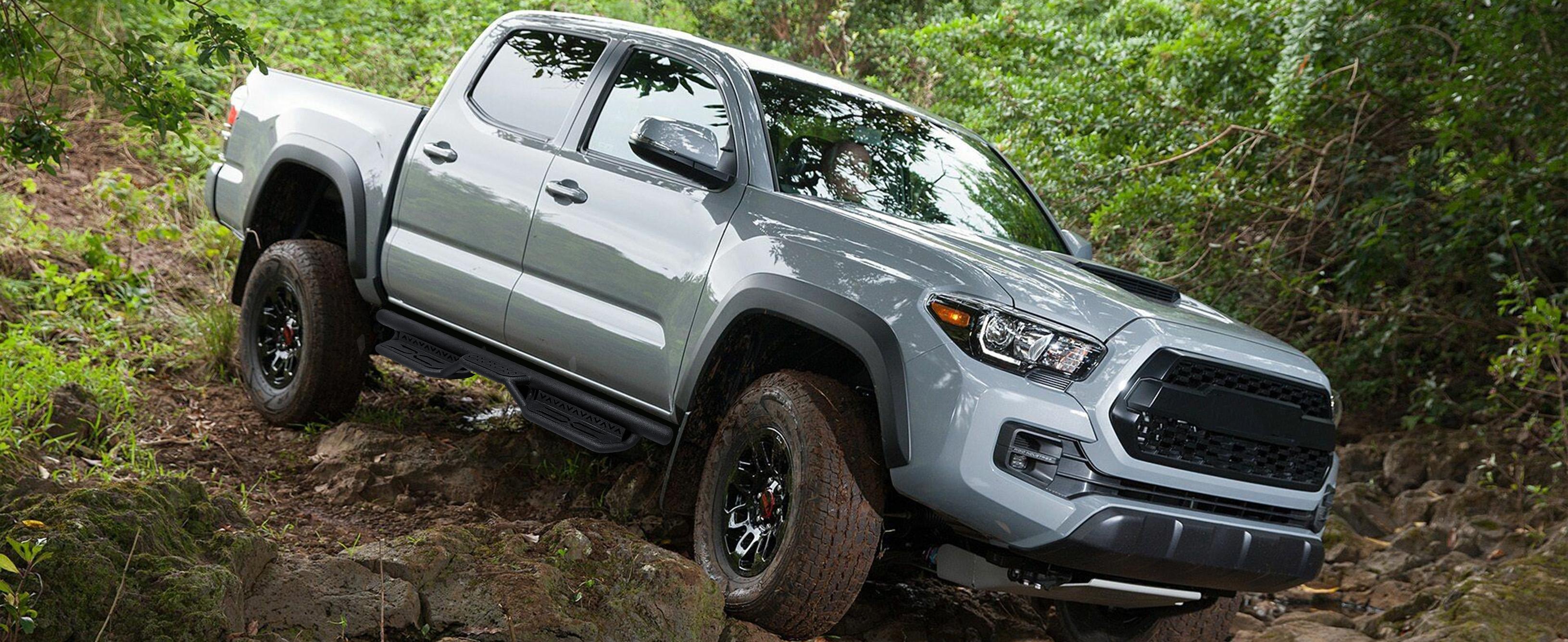 Cars Accessories Running Boards for Toyota Tacoma Compatible with 2005-2023 Toyota Tacoma Double Cab & Crew Cab (4 Full-Size Doors) | Yzona Cars Accessories Running Boards for Toyota Tacoma Compatible with 2005-2023 Toyota Tacoma Double Cab & Crew Cab (4 Full-Size Doors) | Yzona