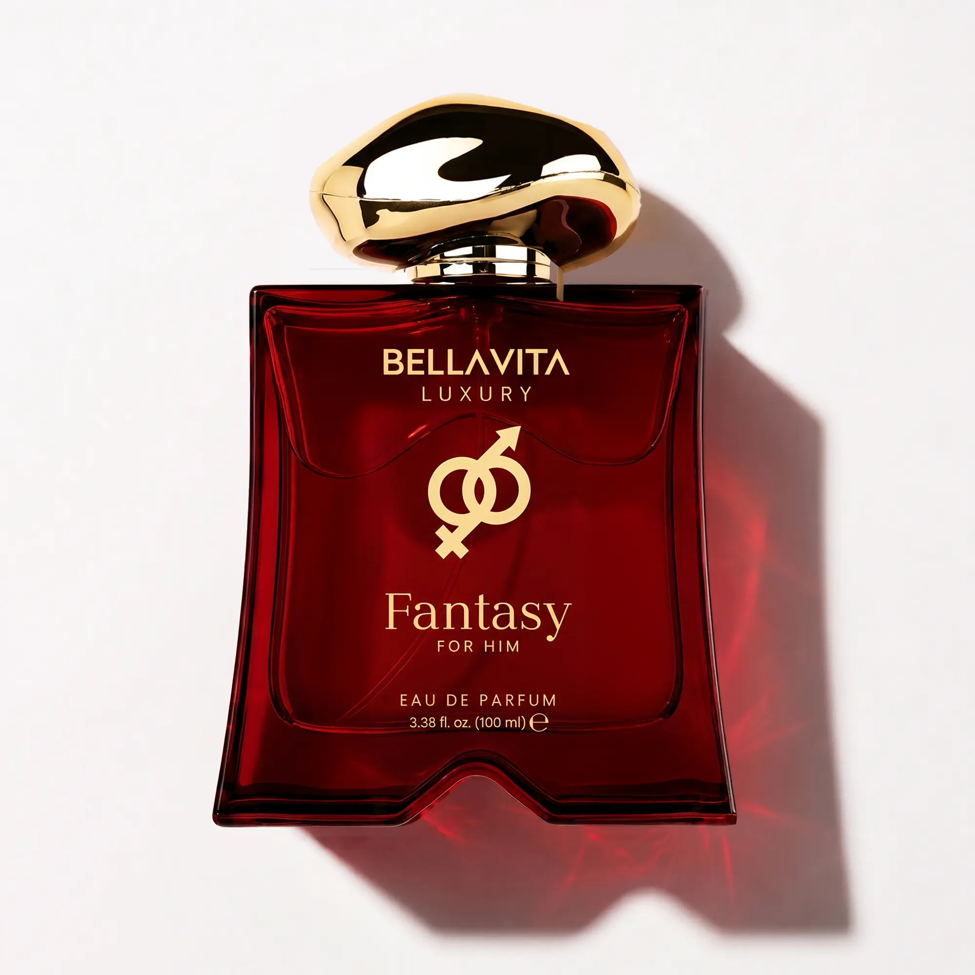 BellaVita Luxury’s Mood Collection Fantasy for Him | EDP | Apple, Cinnamon, Musk | Premium Long-Lasting Fragrance for Men | 3.38 Fl.oz