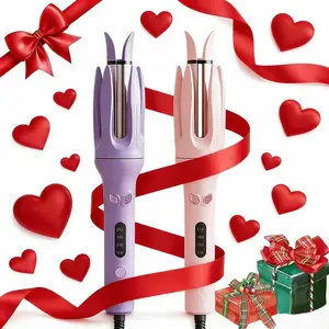 【Valentine's Day gift】Fully automatic curling stick lazy curling tool electric rotary curler large curling without damaging hair 28mm Comfort Hair Curler，perfect for girlfriends, wives, and mothers