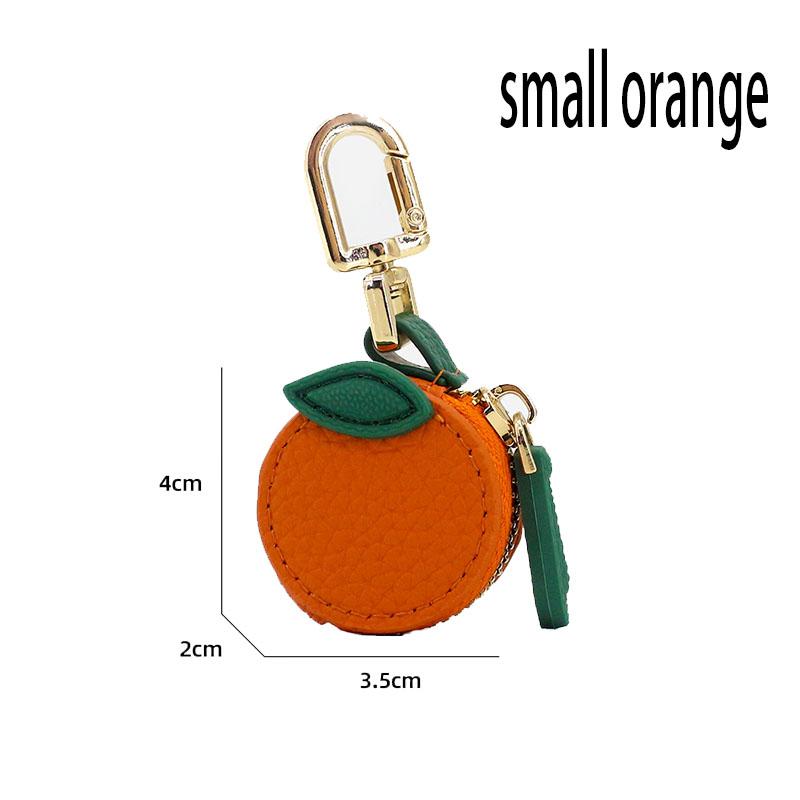 Fruit Shape Cherry Design Fruit Charm Coin Purse Blueberry Peach Cute Key Chain Mini Pouch Wallet Gift For Airtag Girl Women bag charms purse charms bag charm purse accessories cherry charm for bag