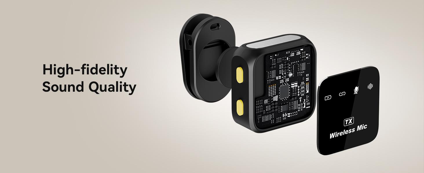 KUKIHO Wireless Lavalier Microphone for iPhone iPad Android With Charging Case Audio Smartphone Audio Smartphone KUKIHO Wireless Lavalier Microphone for iPhone iPad Android With Charging Case Audio Smartphone Audio Smartphone