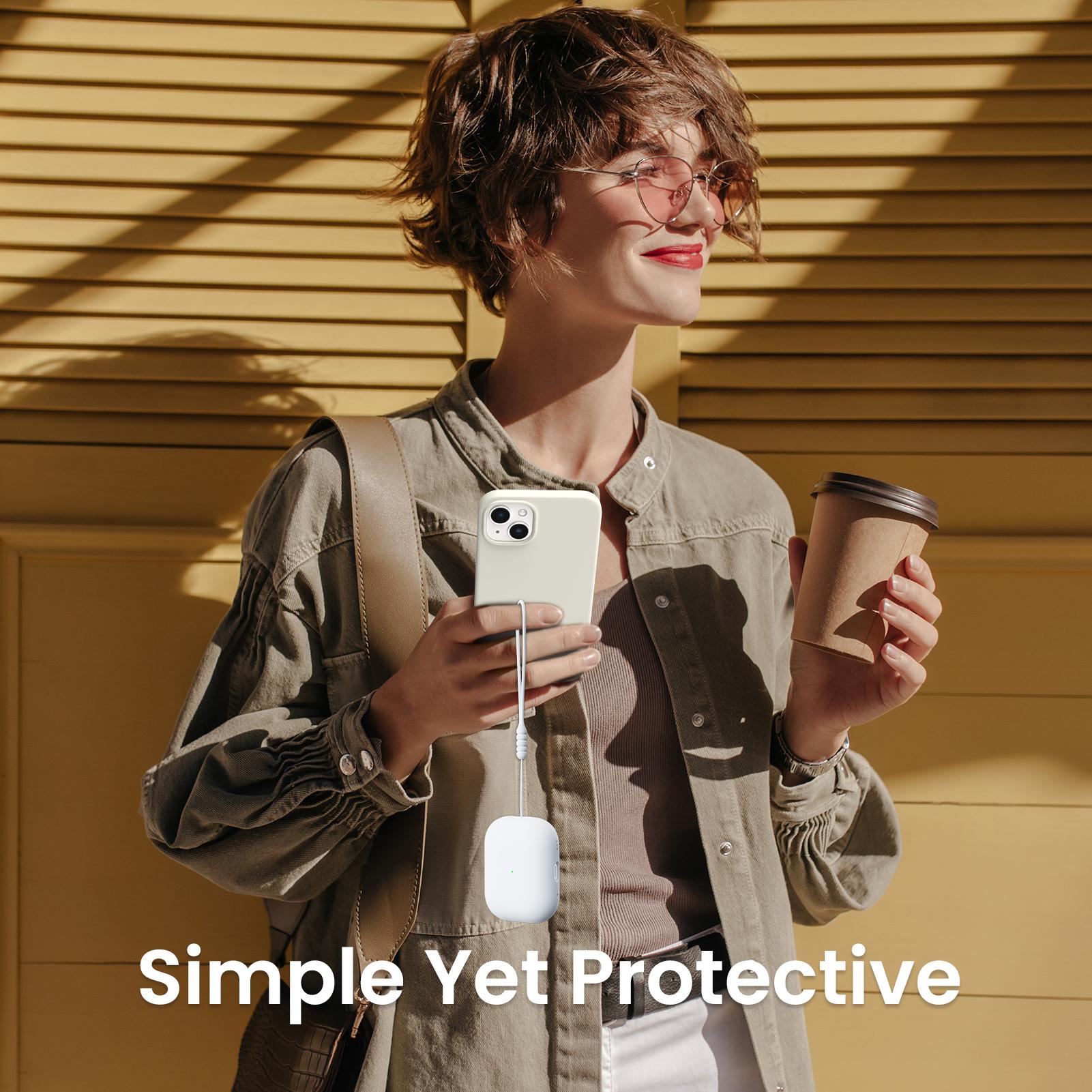 ORNARTO Compatible with AirPods Pro 2 Case 2022, Protective Soft Silicone for AirPods Pro 2nd Generation Case, Front LED Visible Skin Cover Accessories Handheld