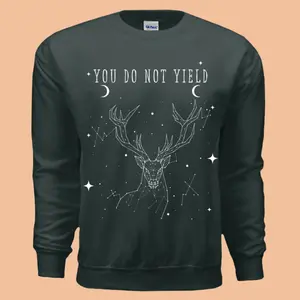 “You Do Not Yield” Crewneck | Throne of Glass Inspired