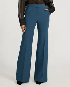 Express Editor Signature Stretch High Waisted Flare Trouser