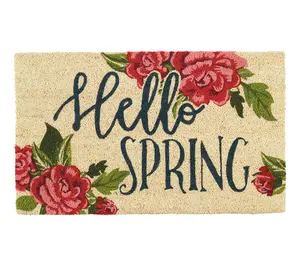 Design Imports Hello Spring Doormat