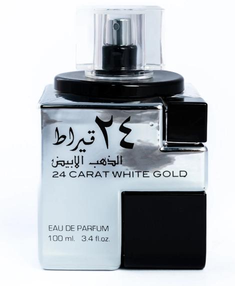 24 CARAT WHITE GOLD (MEN) perfume by lattafa perfume 3.4oz(100ml)