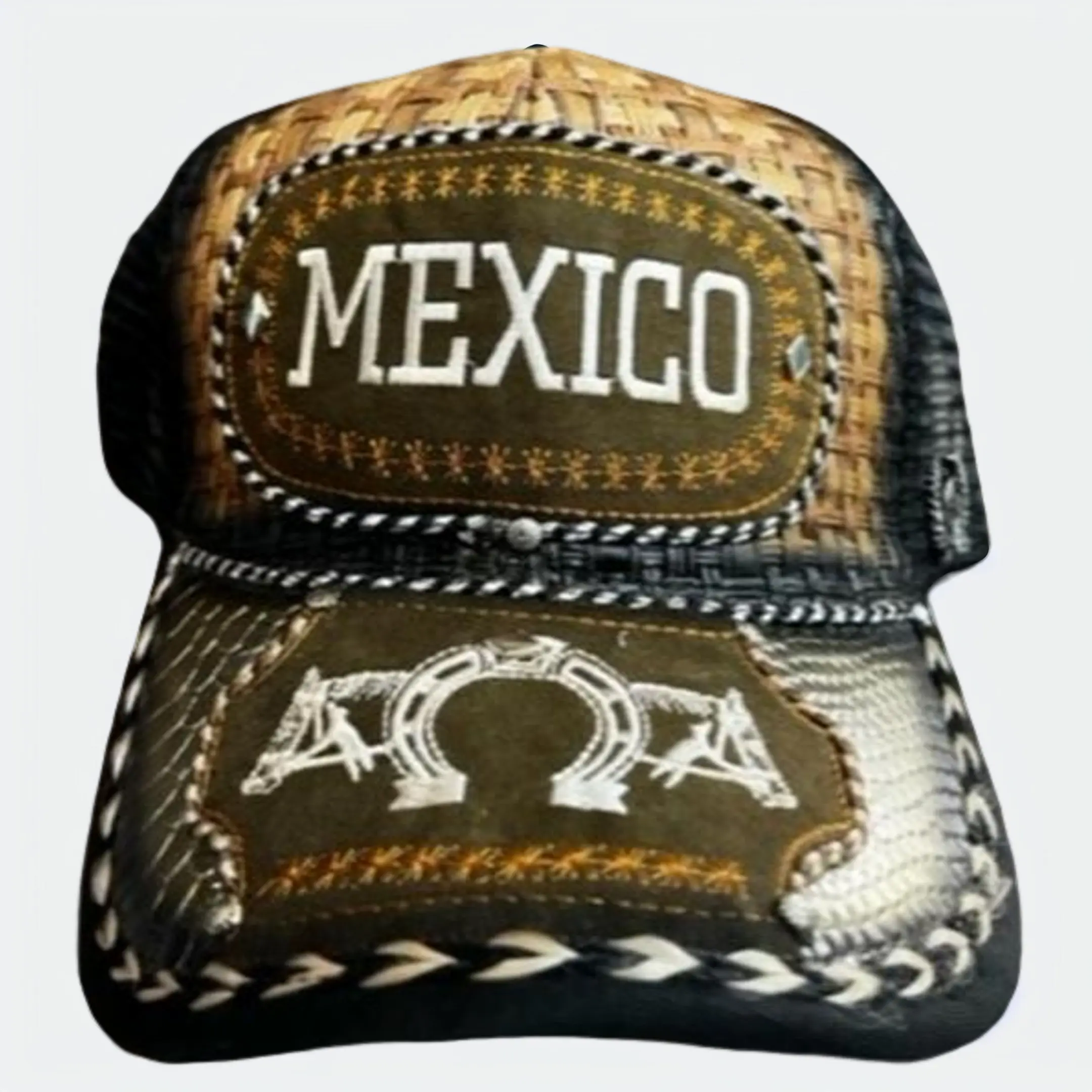 White Dimond Mexican States Maya Snapback Cap - Fashion Accessory for Outdoor Activities, Ideal Fitting Gift