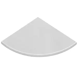 Silver Grey Stone Corner Shelf