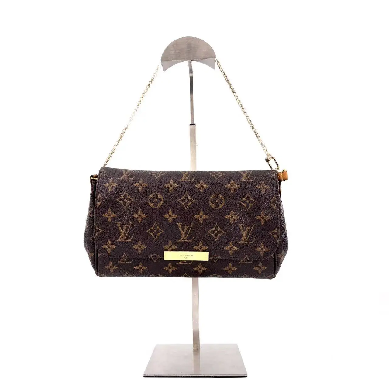 Pre-owned Louis Vuitton Canvas Shoulder bags Monogram Favorite MM BF0078