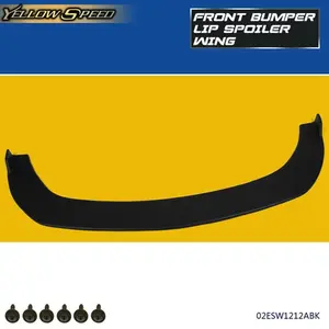 Front Bumper Lip Spoiler Wing Body Splitter Style Fit For 15-17 Ford Mustang