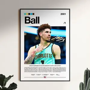 Lamelo Ball Poster ( Unframed - Print Only )