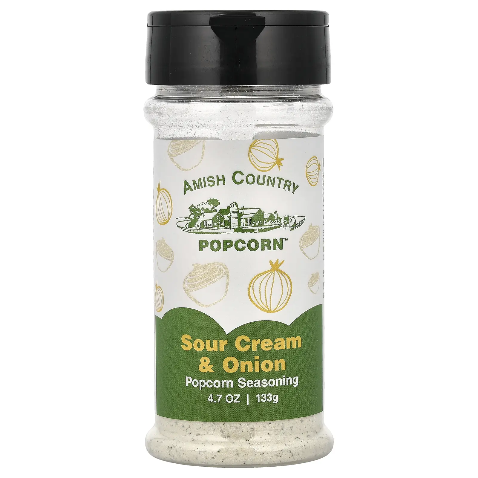 Amish Country Popcorn Popcorn Seasoning, Sour Cream & Onion, 4.7 oz (133 g)