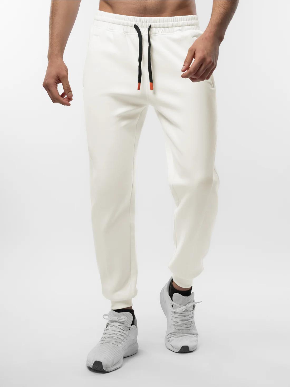 Fioboc Men's Fall Winter Jogger Pants - Multi-Functional Zipper Pockets for Gym & Outdoor, Soft Durable Versatile Bottoms