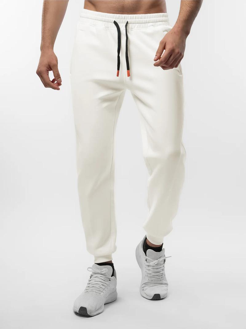 Fioboc Men's Fall Winter Jogger Pants - Multi-Functional Zipper Pockets for Gym & Outdoor, Soft Durable Versatile Bottoms